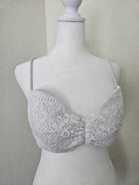 Victoria's Secret Crochet Bralette Bikini Top